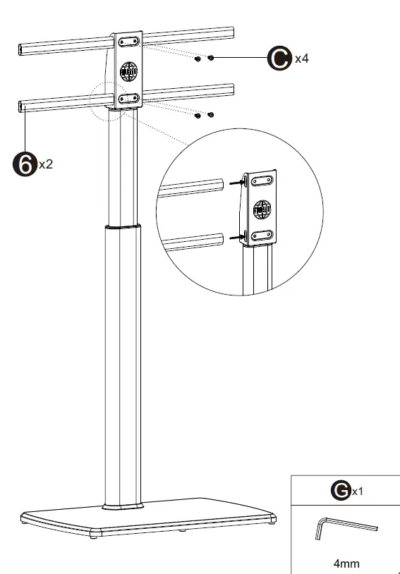 FITUEYES-FT-E2651WB-TV-STAND-WITH-MOUNT -fig7