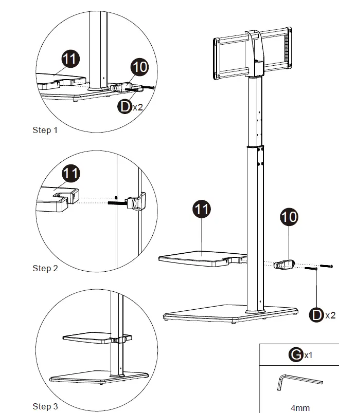 FITUEYES-FT-E2651WB-TV-STAND-WITH-MOUNT -fig9