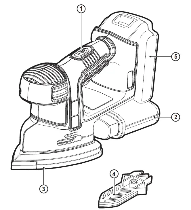 Black-Decker-BDCDS18-18V-1-5Ah-Lithium-ion-Cordless-Mouse-Detail-Sander-fig5