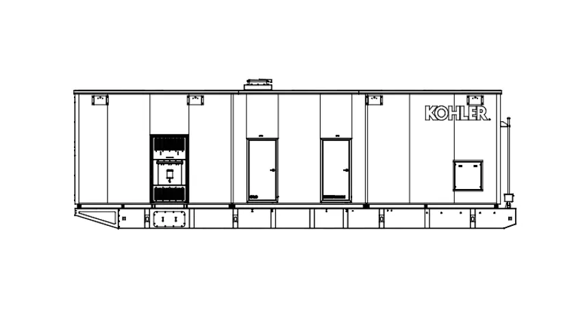Kohler Kd2800 Eframe Walk In Enclosures And Subbase Fuel Tank Package Instructions