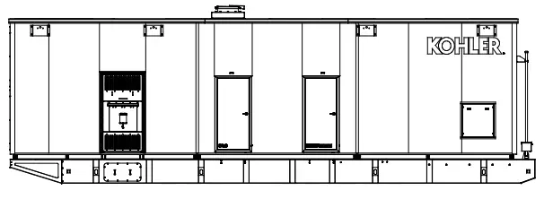 KOHLER KD2800 eFRAME Walk In Enclosures and Subbase Fuel Tank Package-fig1