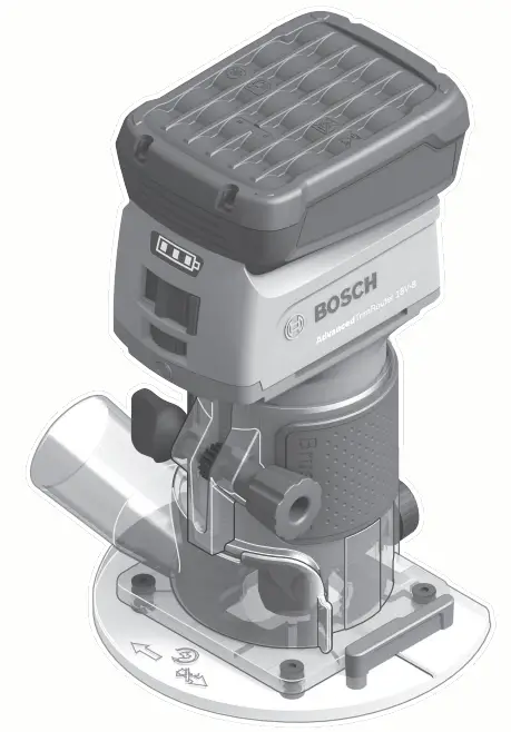 BOSCH 18V 8 Advanced Trim Router -