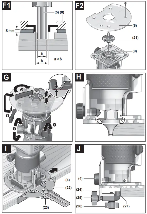 BOSCH 18V 8 Advanced Trim Router - 3