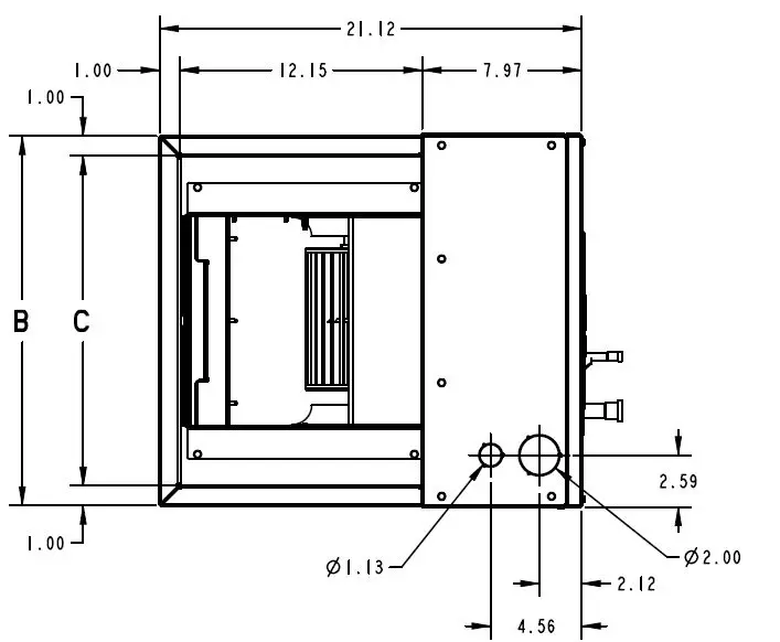 RANE-A4AH6E31A1B30B-2-5-Ton-Convertible-Air-Handler-fig-1