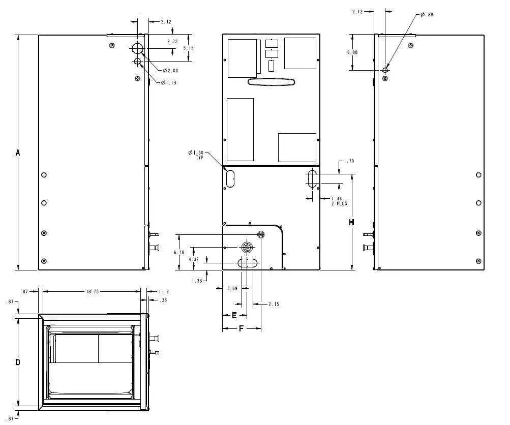 RANE-A4AH6E31A1B30B-2-5-Ton-Convertible-Air-Handler-fig-3