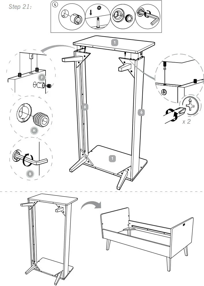 Silver Cross 32403301 Westport Cot Bed - Figure 15