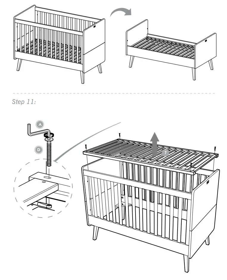 Silver Cross 32403301 Westport Cot Bed - Figure 9