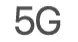 The 5G status icon.