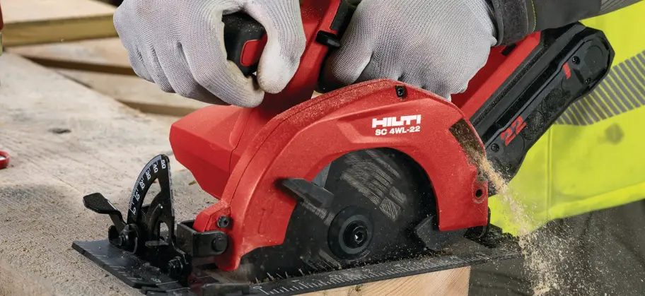 Hilti Sc 4wl-22 Cordless Circular Saw Instruction Manual