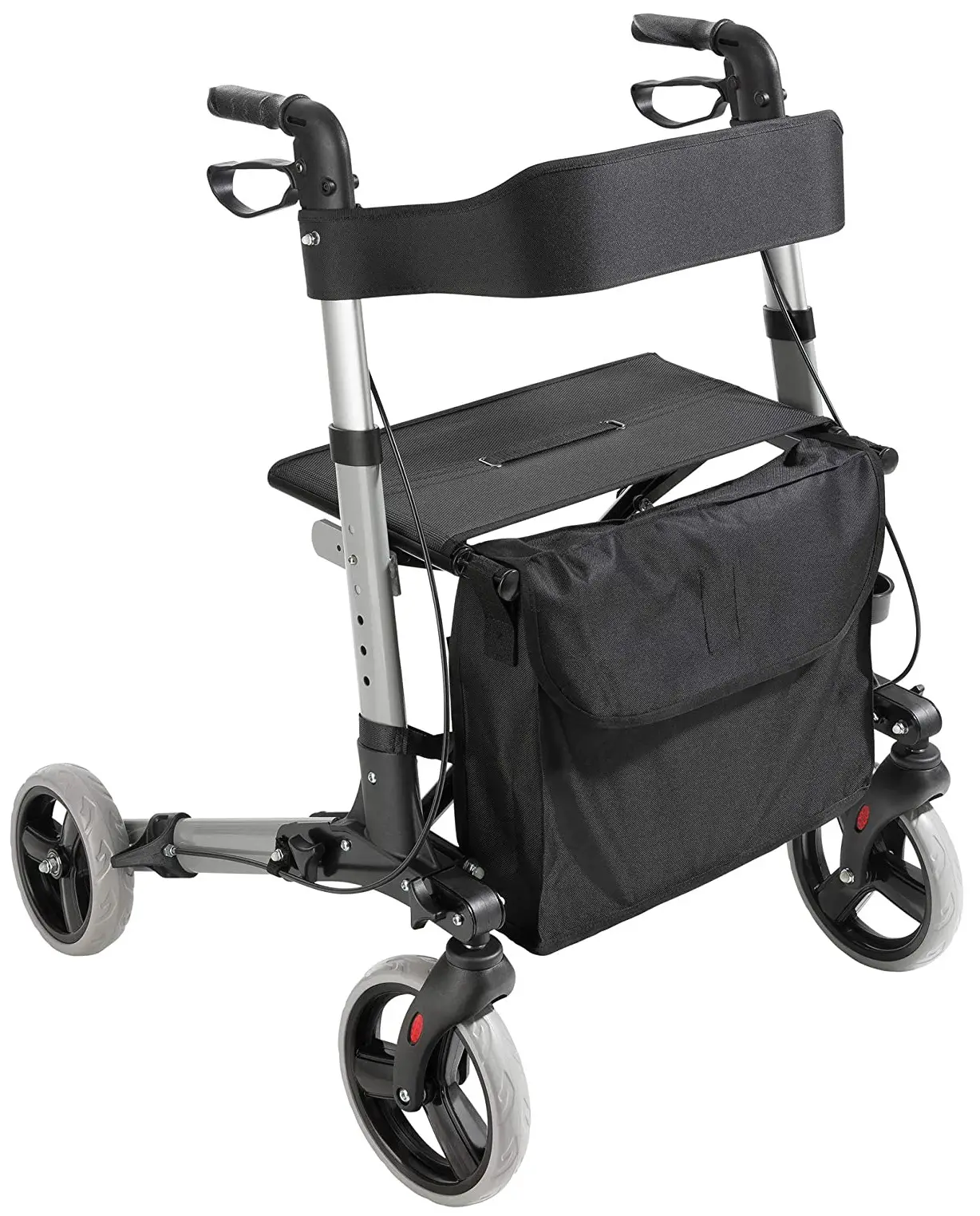 AREBOS AR-HE-RL Lightweight Aluminium Rollator