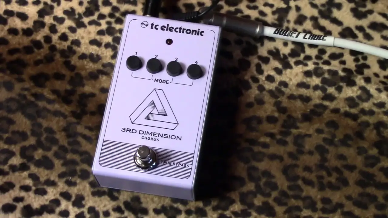 Tc Electronic 3rd Dimension Chorus User Guide