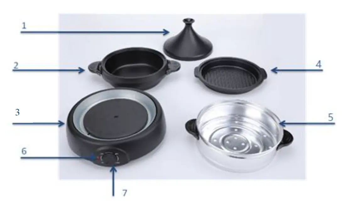 Continental Edison CETA1000B Multi-Function Cooker 1