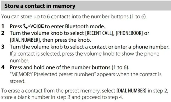 FIG 49 Store a contact in memory