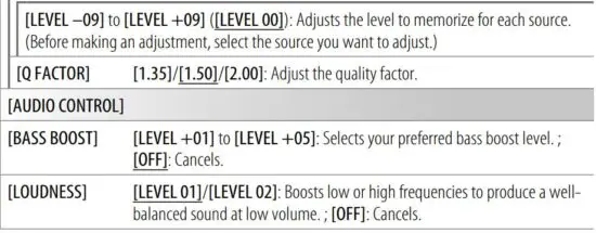 FIG 62 Audio Settings