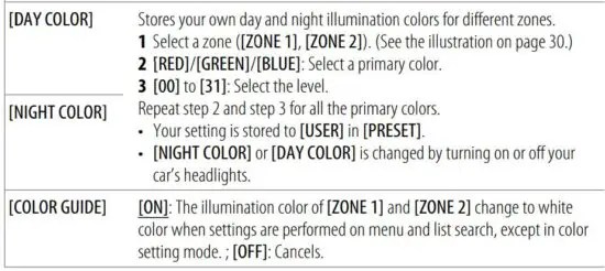 FIG 82 Display Settings