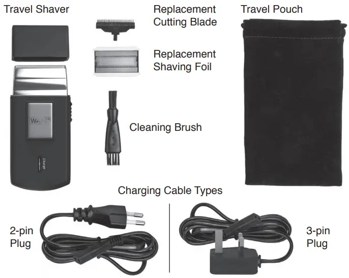 WAHL-3615-Artist-Series-Cordless-Mobile-Travel-Shaver-fig-1