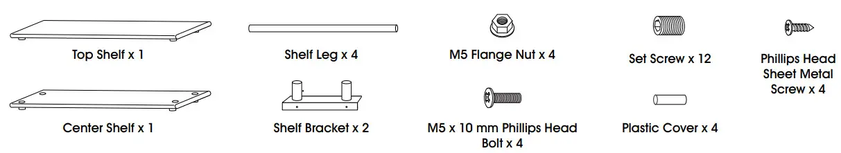 ULINE Stainless Steel Overshelf - 2