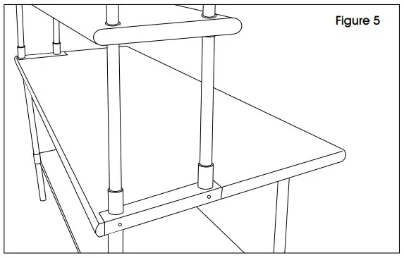 ULINE Stainless Steel Overshelf - 8