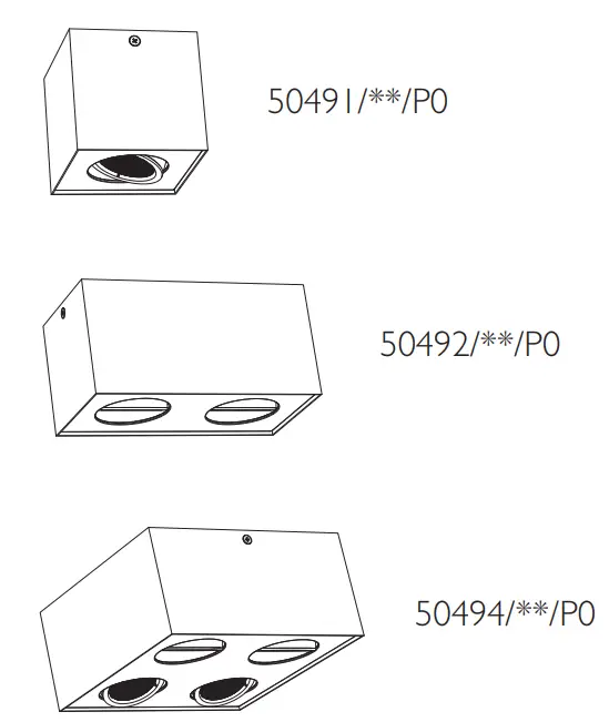 PHILIPS 205179 Box Spot Ceiling Light LED 1