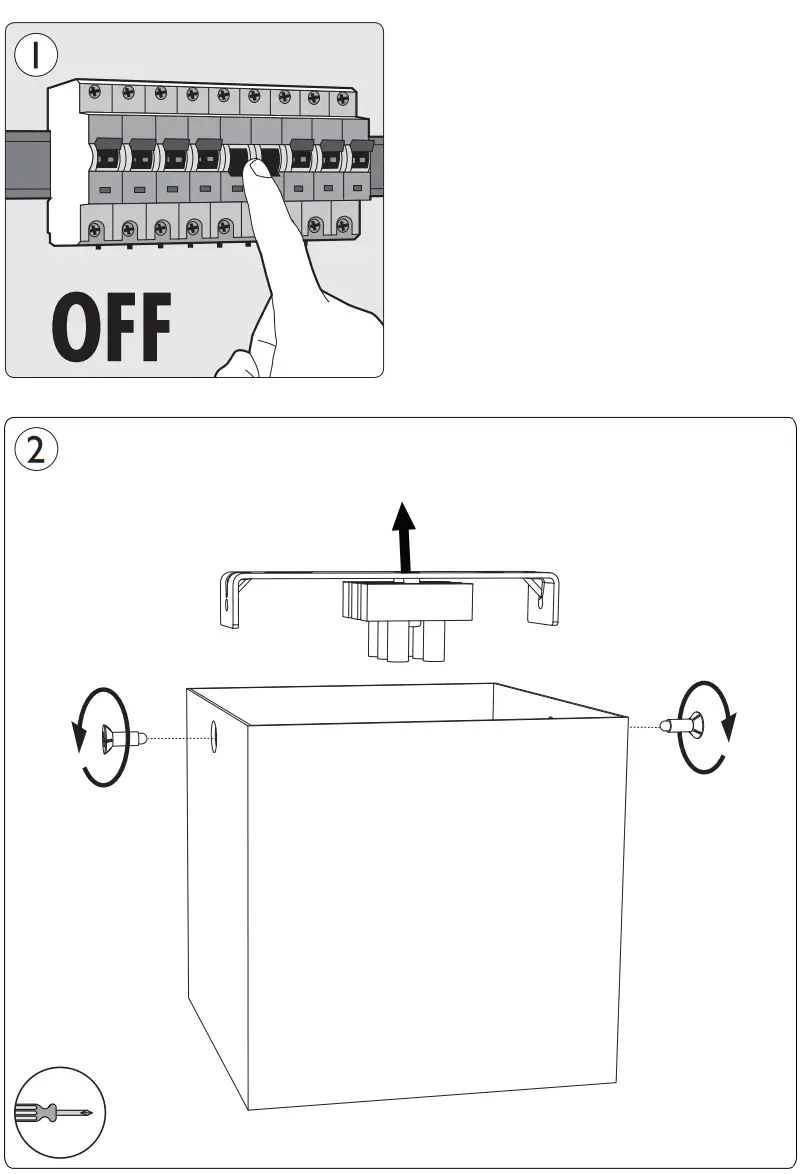 PHILIPS 205179 Box Spot Ceiling Light LED fig 2