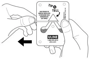 FIG 1 TO ACTIVATE AND ATTACH TIP-N-TELL