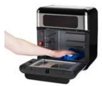 INVENTUM GF1200HLD Hot Air Fryer Oven - submerge the appliance