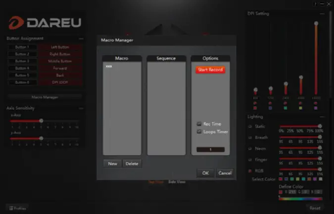 DAREU A970 Wired Gaming Mouse - Figure 5