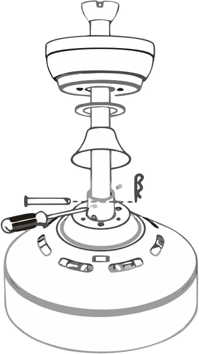 HM-GY5205AC - Install downrod assembly