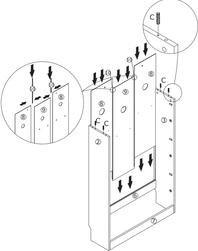 FUFU GAGA LJY-KF210119-01 Gray Composite Shoe Cabinet-fig10