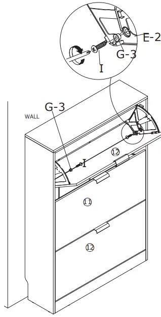 FUFU GAGA LJY-KF210119-01 Gray Composite Shoe Cabinet-fig22