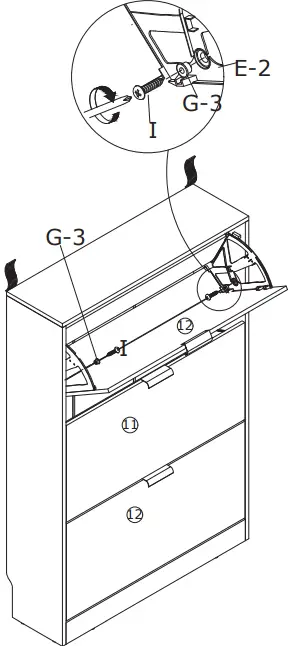 FUFU GAGA LJY-KF210119-01 Gray Composite Shoe Cabinet-fig23