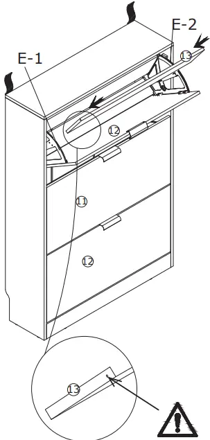 FUFU GAGA LJY-KF210119-01 Gray Composite Shoe Cabinet-fig24