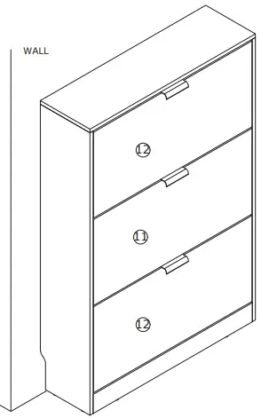 FUFU GAGA LJY-KF210119-01 Gray Composite Shoe Cabinet-fig27