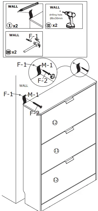 FUFU GAGA LJY-KF210119-01 Gray Composite Shoe Cabinet-fig28