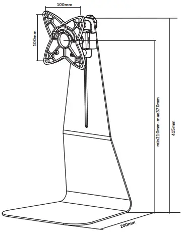NEWSTAR Neomounts FPMA-D850BLACK - FPMA-D850BLACK