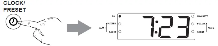 TIMEX-T231Y-Large-Display-AM-FM-Clock-Radio-FIG- (12)