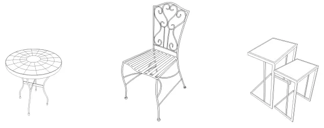 allen roth CMC21.32 Palermo Round Outdoor Balcony Table 8