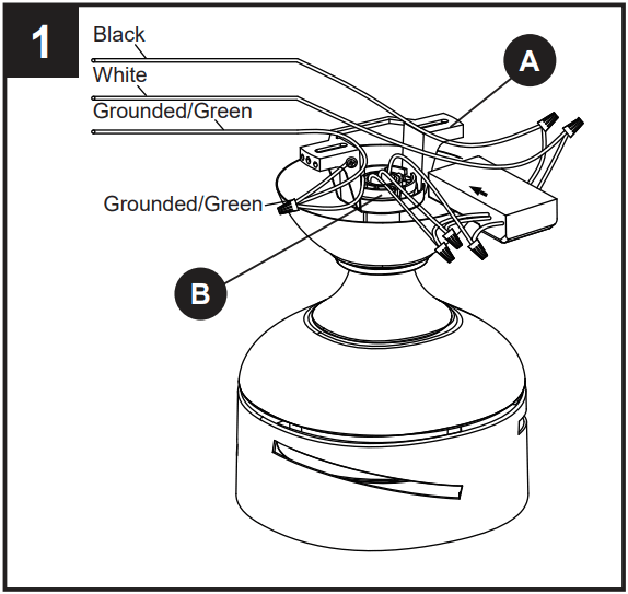 Harbor Breeze HTE21091-MW Ayreshire Ceiling Fan - fig 10