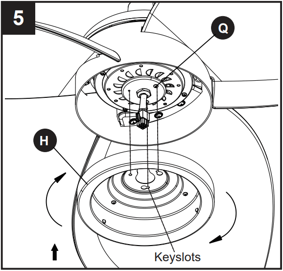 Harbor Breeze HTE21091-MW Ayreshire Ceiling Fan - fig 18