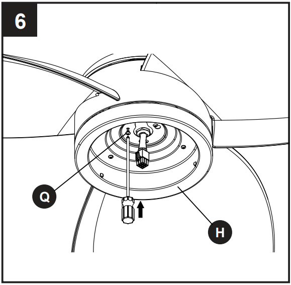 Harbor Breeze HTE21091-MW Ayreshire Ceiling Fan - fig 19
