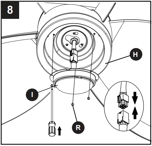 Harbor Breeze HTE21091-MW Ayreshire Ceiling Fan - fig 21