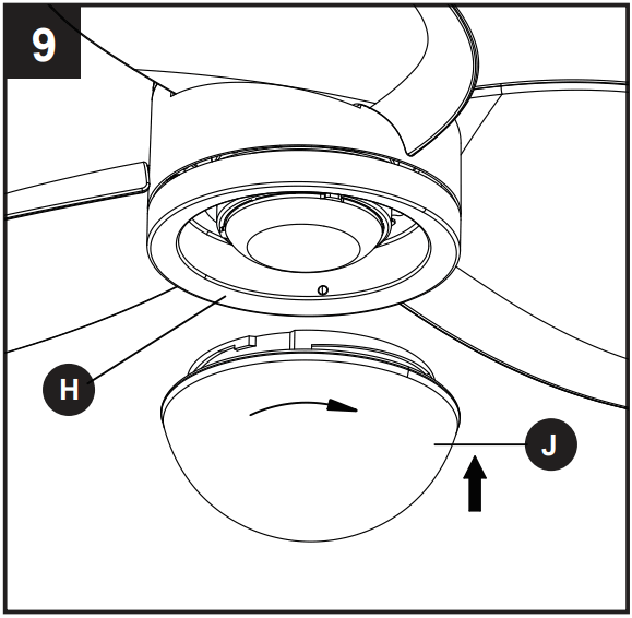 Harbor Breeze HTE21091-MW Ayreshire Ceiling Fan - fig 22