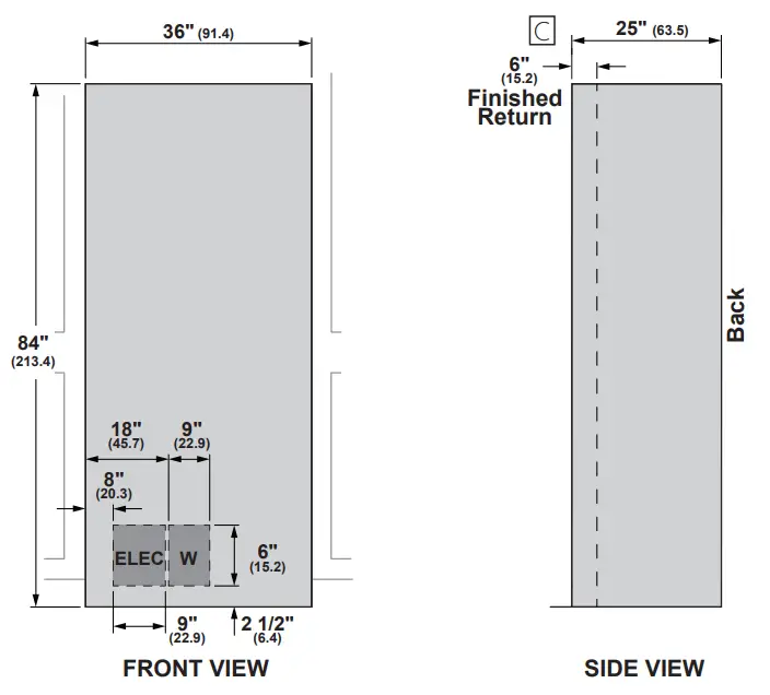 Monogram ZIP364IPVII 36 Inch Premium Fully Integrated French-Door Bottom Freezer - Fig 1