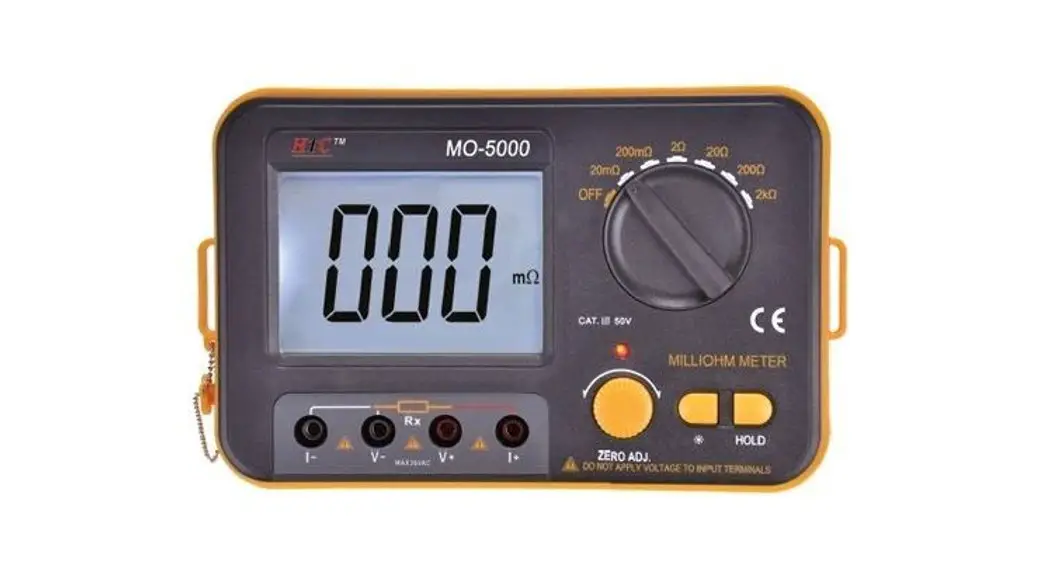 Htc Instrument 5004 Digital Micro Ohm Meter User Manual