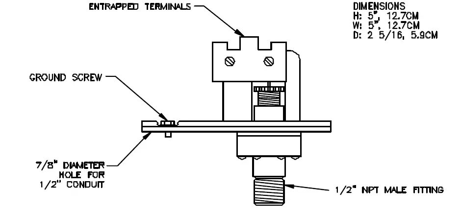 POTTER WFS-5 Waterflow Switch 1