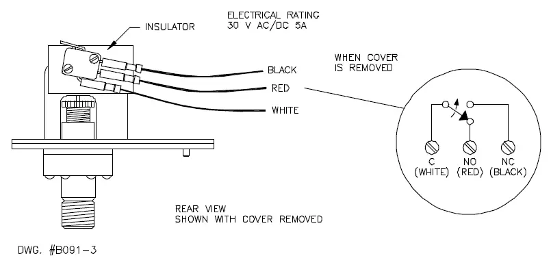 POTTER WFS-5 Waterflow Switch 3