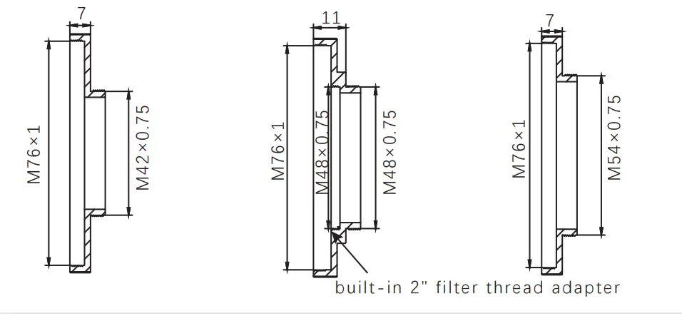 Askar FRA300 pro F 5 APO Refractor - Adapters