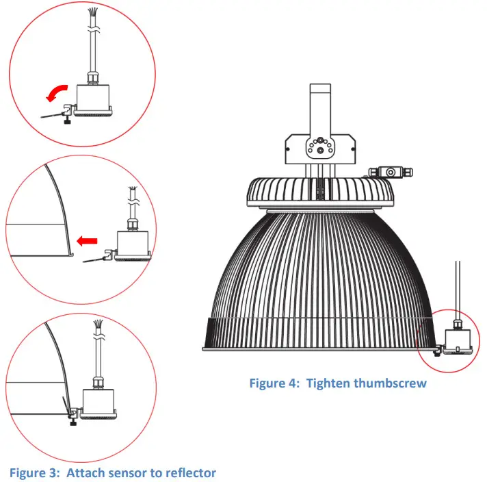 VENTURE LIGHTING BO0003 LED Sensor Mounting Kit - Tighten thumbscrew