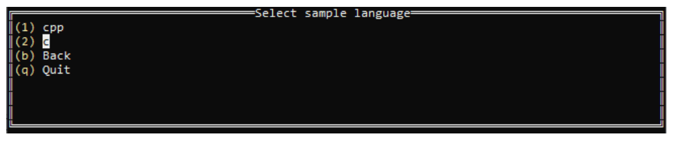 intel Get Started with oneAPI Rendering Toolkit for Windows - Select c language