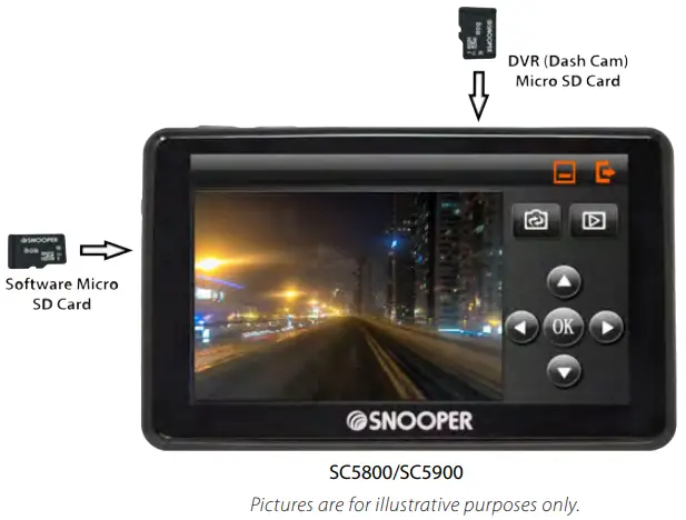 SNOOPER SC5900 G2 DVR Car Navigation System -- Pictures